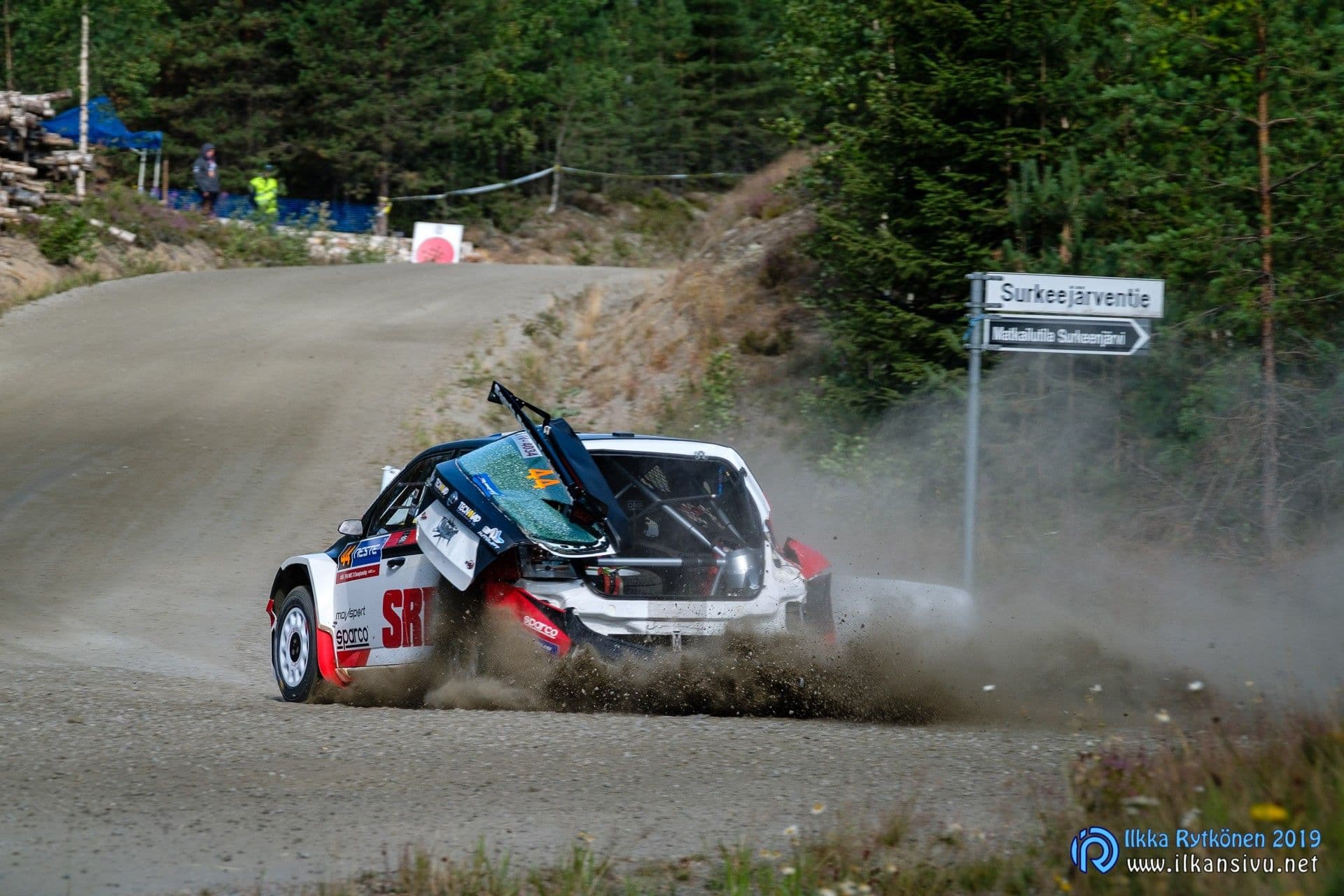 Neste Rally Finland 2019: SS 3 Moksi 1, photograph 12