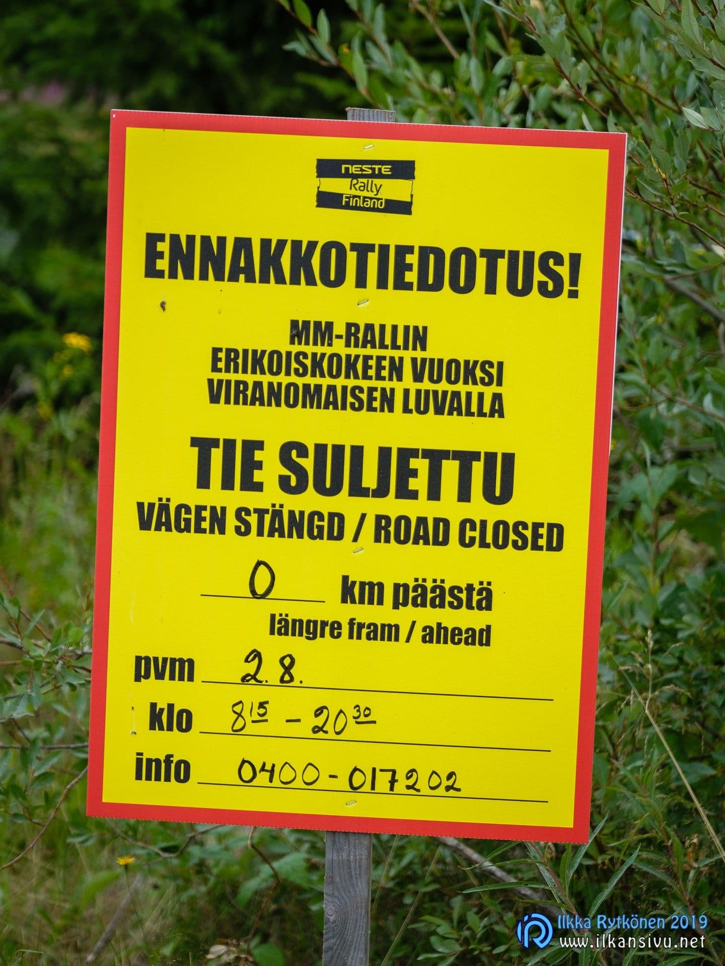 Neste Rally Finland 2019: SS 9 Ässämäki 2, photograph 14