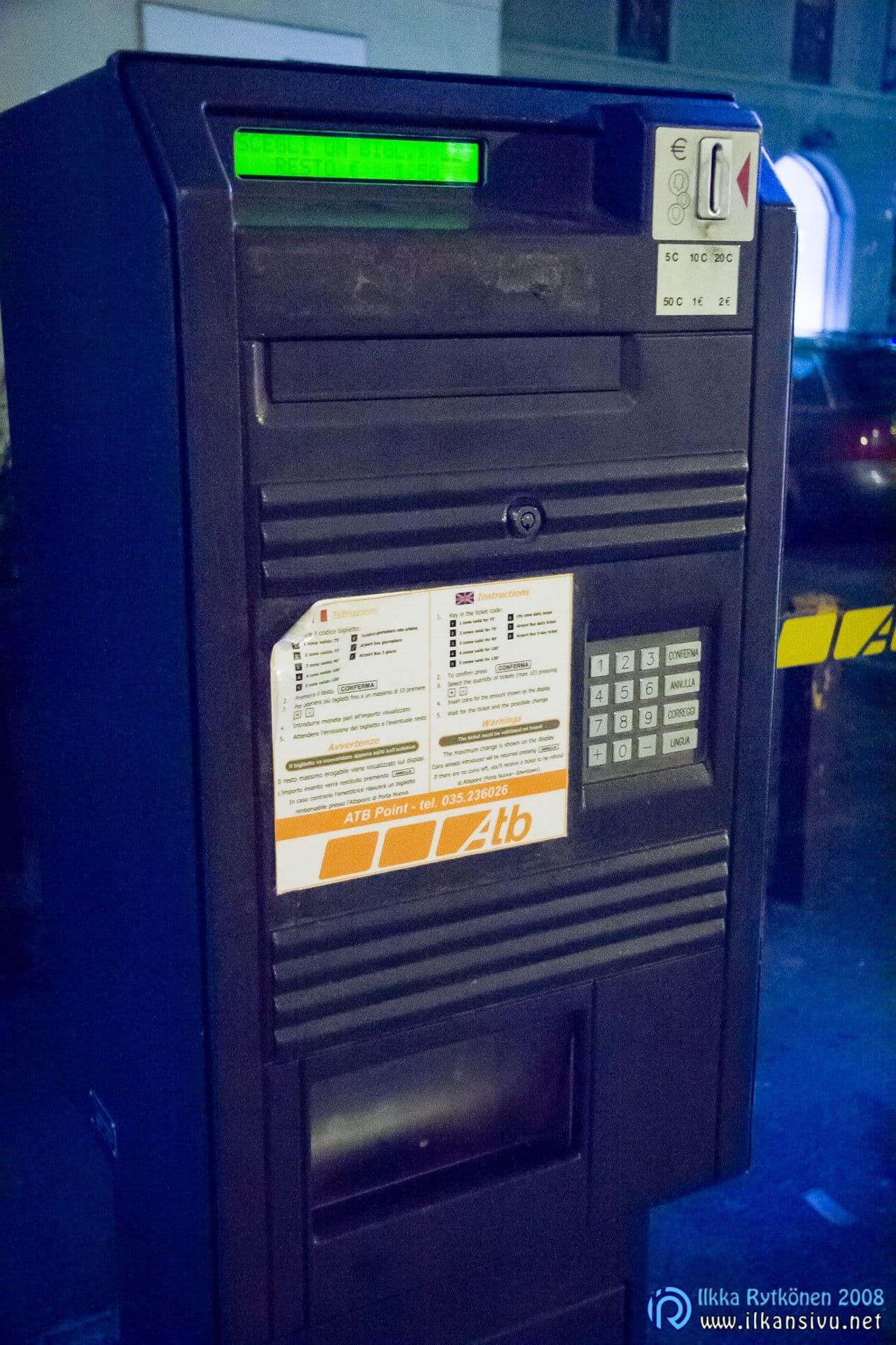 Bussilippuautomaatti