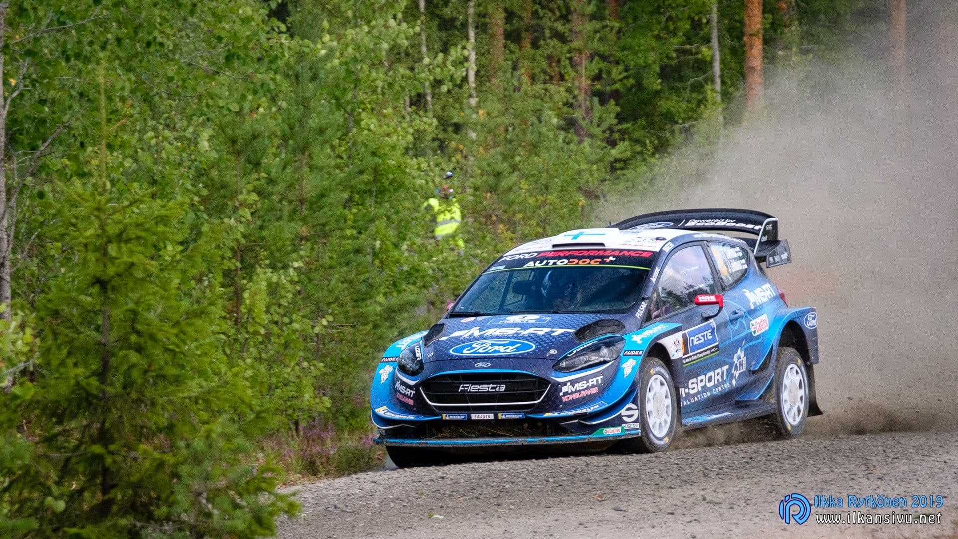 Neste Rally Finland 2019: SS 3 Moksi 1, photograph 5