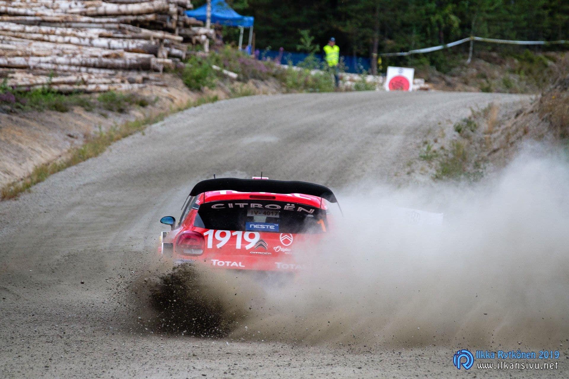 Neste Rally Finland 2019: SS 3 Moksi 1, photograph 3