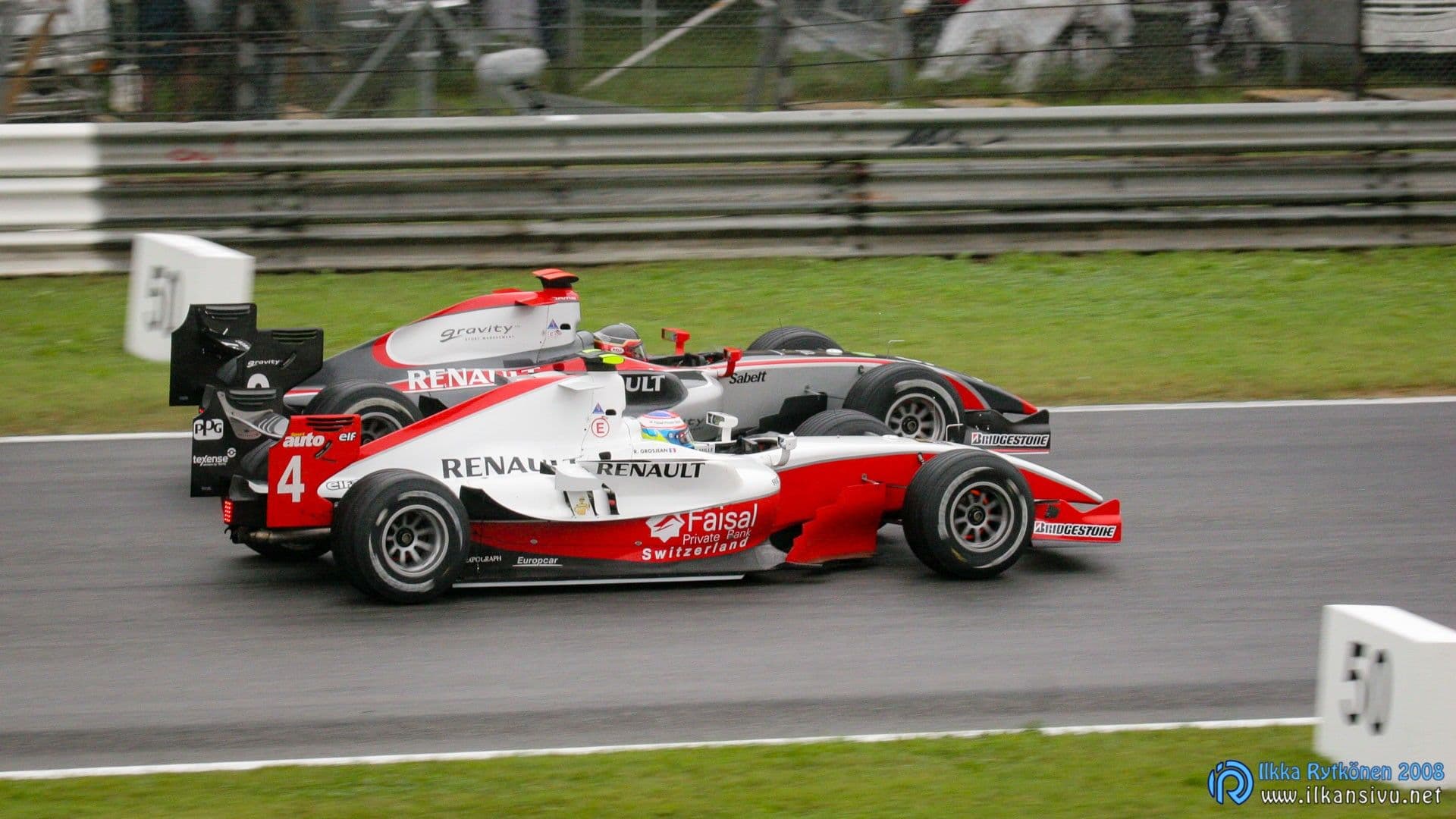 Romain Grosjean ja Jérôme d’Ambrosio