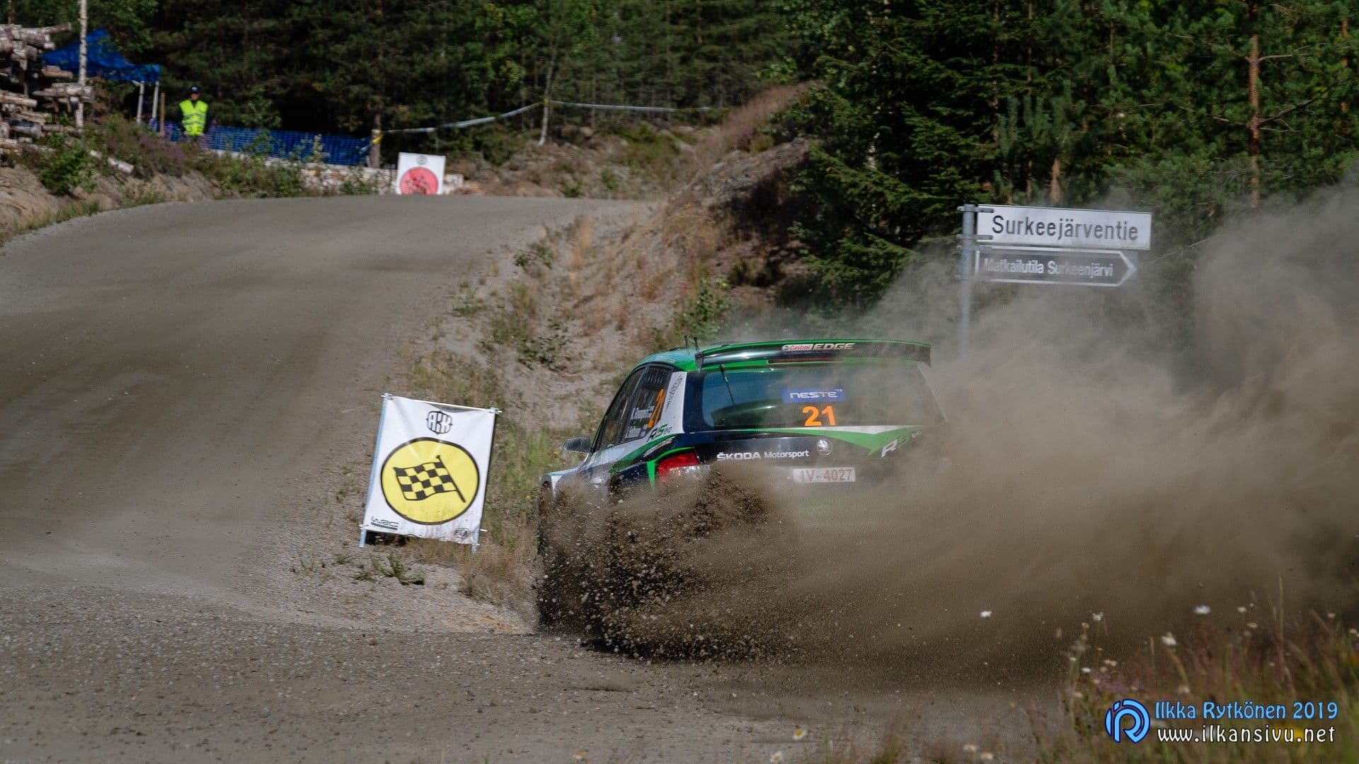 Neste Rally Finland 2019: SS 3 Moksi 1, photograph 11