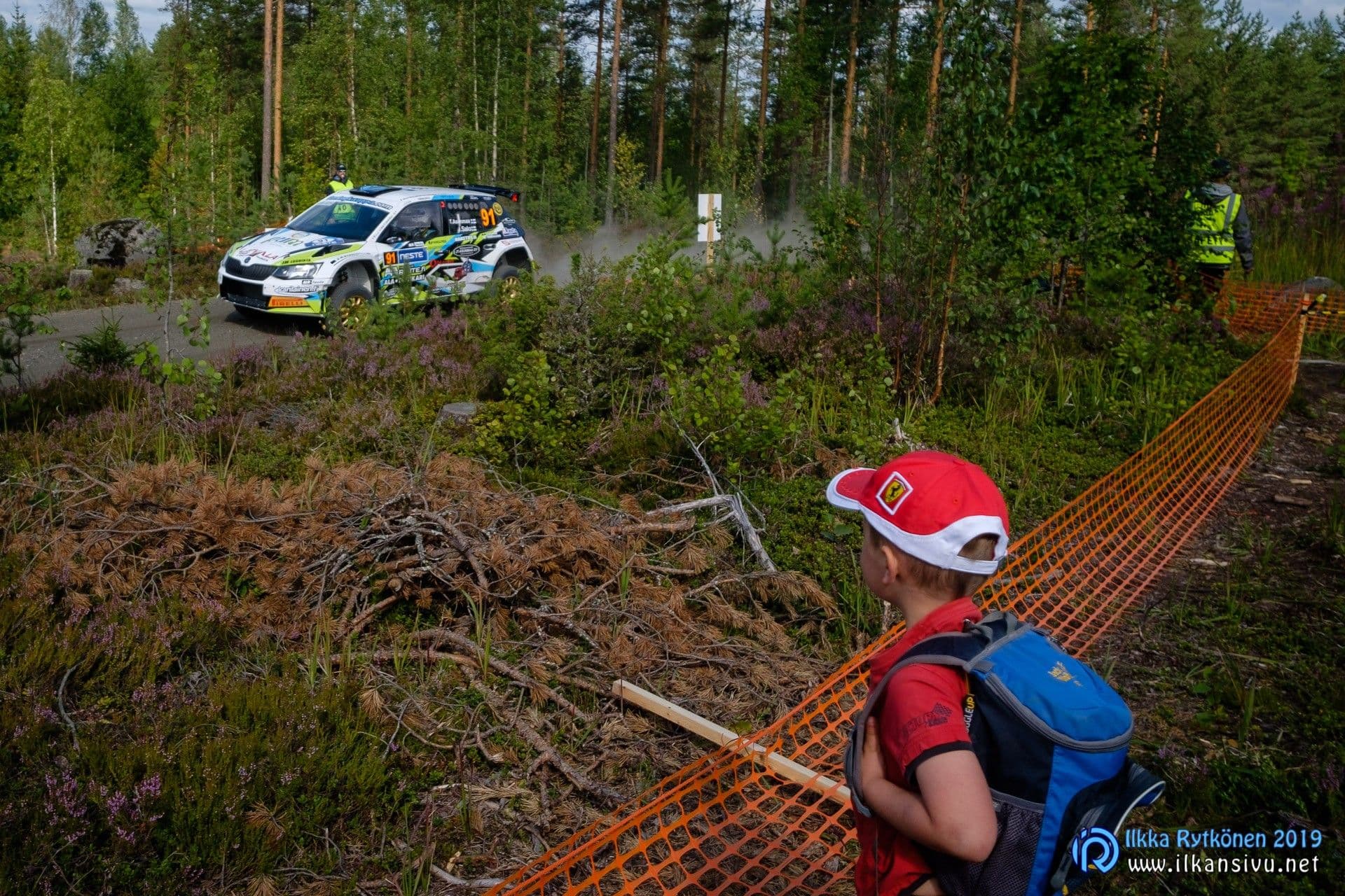 Neste Rally Finland 2019: SS 3 Moksi 1, photograph 13