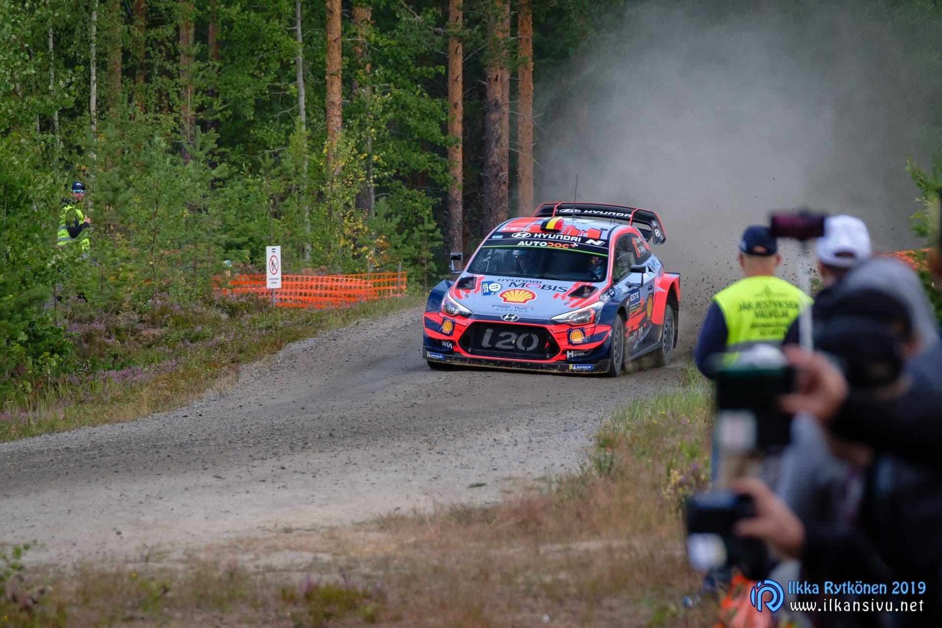 Neste Rally Finland 2019: SS 3 Moksi 1, photograph 4