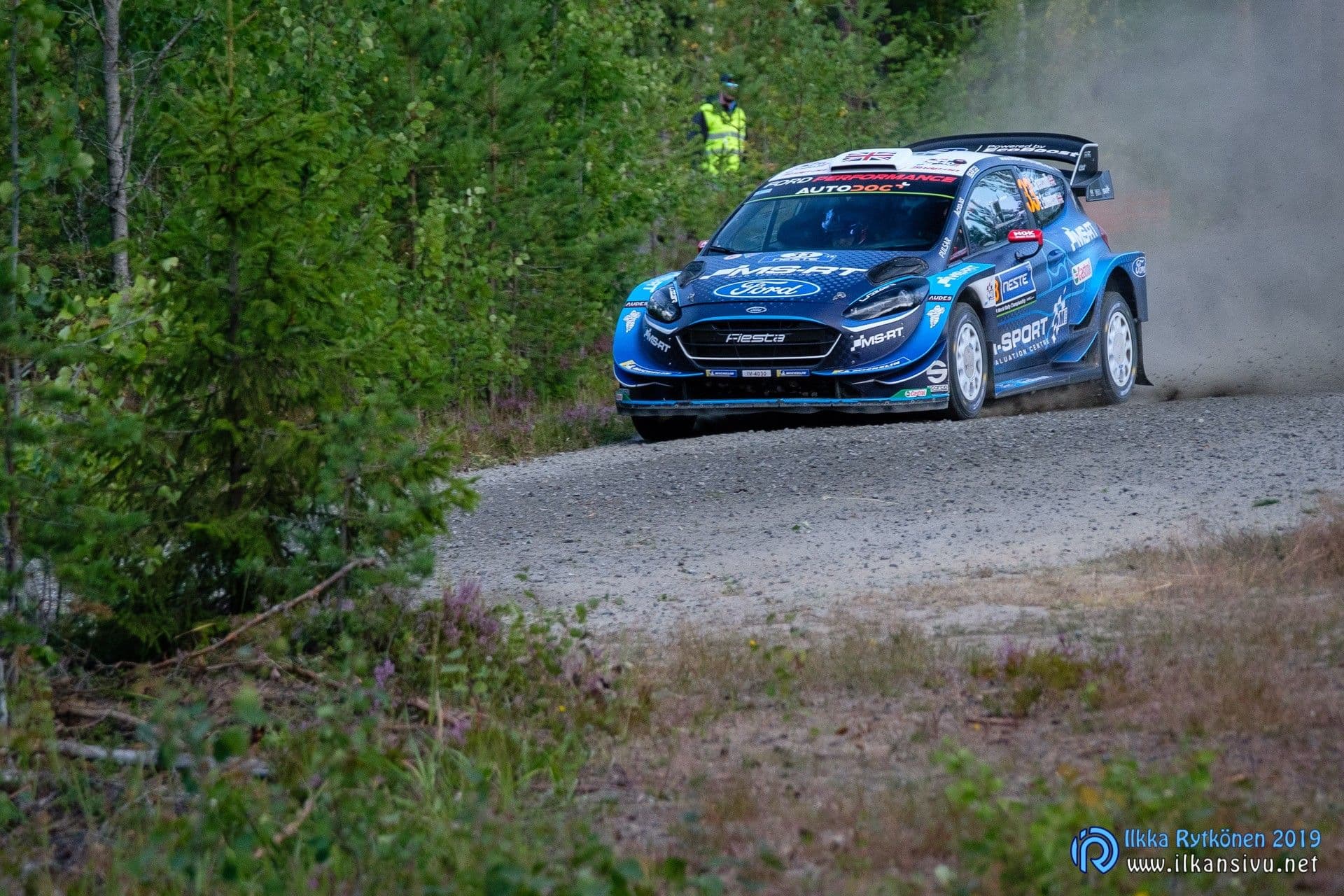 Neste Rally Finland 2019: SS 3 Moksi 1, photograph 9